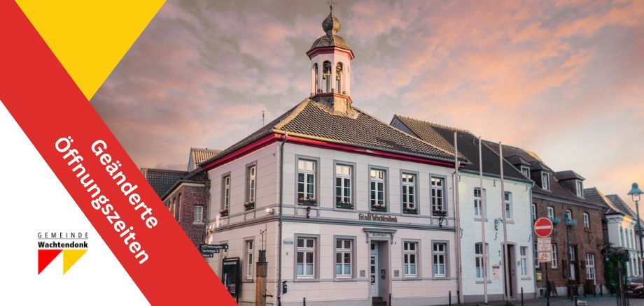 Homepage 1 - Geänderte Öffnungszeiten